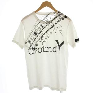 Tシャツ 半袖 ロゴ カットソー 3 白 ホワイト GD-T21-056 /G