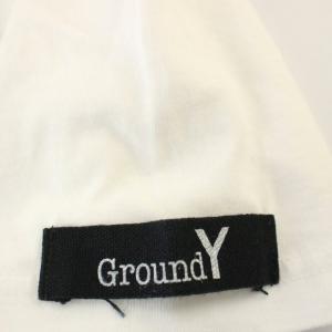 Ground Y Tシャツ 半袖 ロゴ カットソー 3 白 ホワイト GD-T21-056 /G