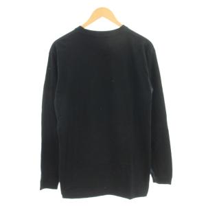 Ground Y ロンT 長袖 ロゴ Tシャツ カットソー 3 黒 ブラック GY-T23-021 /G