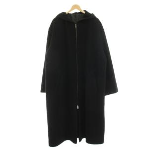 ヨウジヤマモト wool double zip coat ブラック