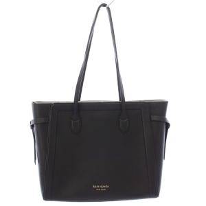 Knott Large Tote トートバッグ ショルダーバッグ カウレザー 牛革 A4 黒 ブラック