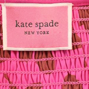 kate spade new york 花柄 ワンピース 半袖 ロング 0 ピンク NJMUA586 /G