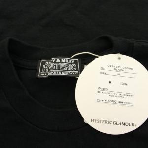 HYSTERIC GLAMOUR タグ付き METAL HYSTERIC Tシャツ カットソー 長袖 プリント XL 黒 ブラック 02243CL08