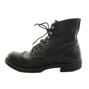RED WING IRON RANGER ショートブーツ 23.5cm ブラック