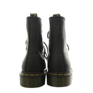 Dr.Martens 8ホール ショートブーツ レースアップ 花柄 バラ 薔薇 レザー UK5 黒 ブラック 1460 /AN32