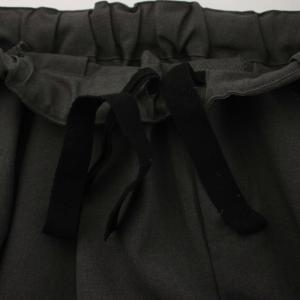 mizuiro ind mizuiroind ワイドパンツ グレー グレー ウエストゴム 長ズボン /GG