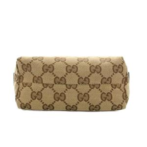 GUCCI ポーチ GGキャンバス ベージュ ブラウン 153228 525040 /YM OH