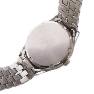 SEIKO 腕時計 アナログ 3針 ソーラー シルバー色 黒 ブラック V158-0AV0 /AN59