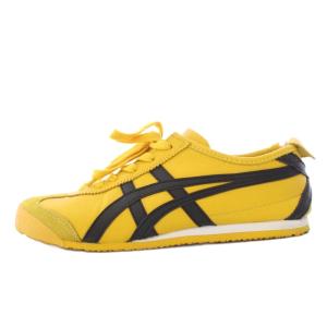 Onitsuka Tiger MEXICO66 スニーカー シューズ US6 黄色 イエロー 黒 ブラック 1183C102 /TK