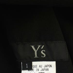 Y's ヨウジヤマモト ワンピース ホルターネック ロング ウール 1 黒 ブラック YW-D22-109 /G