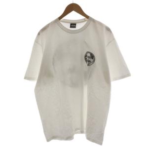 Tシャツ カットソー 半袖 ロゴ XL 白 ホワイト /AN40