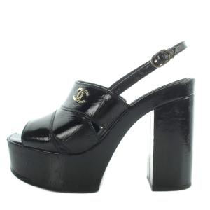 CHANEL 23AW ストラップサンダル ココマーク 37C 23.5cm ブラック