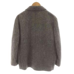 Harris Tweed HarrisTweed ステンカラーコート ジャケット ウール M グレー /RR