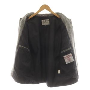 Harris Tweed HarrisTweed ステンカラーコート ジャケット ウール M グレー /RR