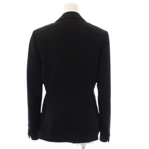 Paul Smith BLACK ジャケット 42 黒 無地 サテンラペル 長袖 /JP