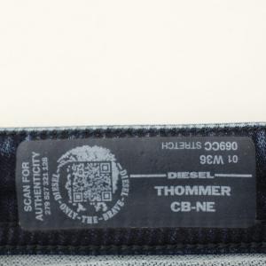DIESEL THOMMER CB-NE デニムパンツ ジョグデニム ダメージ加工 ジーンズ 36 青 ブルー /G