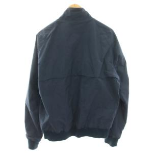 Baracuta G9 スウィングトップブルゾン ジャケット ナイロン ジップアップ 裏地チェック 42 紺 ネイビー RN125041