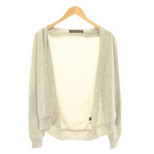 LOUIS VUITTON ニット ジャケット XS ライトグレー VCCM08
