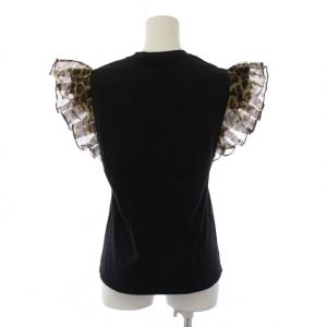 alice + olivia KISS Miller Boyfriend Tank with Ruffle Sleeves Tシャツ