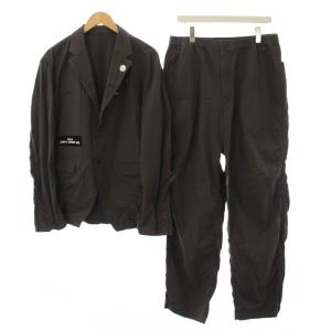 25SS スーツ コットンパッカリングジャケット パンツ 4 グレー UP2E4102-1