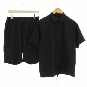 セットアップ シャツ ショートパンツ M 黒 半袖 /JP