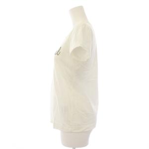 BURBERRY BLUE LABEL Tシャツ 38 白 ロゴプリント ラウンドネック 半袖 /JP