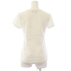 BURBERRY BLUE LABEL Tシャツ 38 白 ロゴプリント ラウンドネック 半袖 /JP