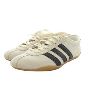 adidas Originals トーキョー TOKYO W スニーカー シューズ スエード 25.0cm アイボリー 黒 ブラック JIO182