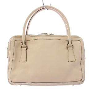 Salvatore Ferragamo トートバッグ ハンドバッグ ガンチーニ レザー ピンクベージュ /TK