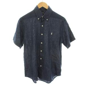 ショートスリーブスポーツシャツ SHORT SLEEVE-SPORT SHIRT ボタンダウン 半袖 ペイズリー柄