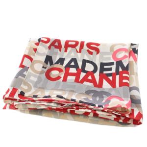 CHANEL ロゴシルクスカーフ ココマーク マルチカラー