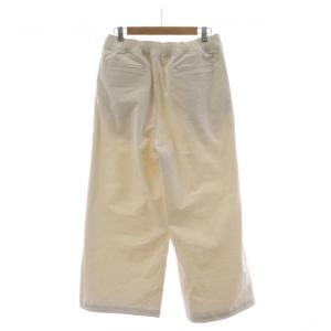 maison de soil イージーワイドパンツ コーデュロイ 1 白 ホワイト GNMDS2052CP /RR