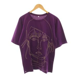 Stitched Starcut 2 ステッチスターカット Tシャツ カットソー S 紫 パープル 半袖