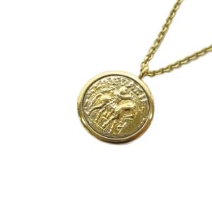 Coin Pendant Gold ネックレス 925 ゴールド
