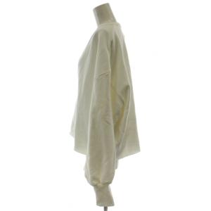 Whim Gazette WhimGazette 25SS シアーリネンカットプルオーバー スウェット トレーナー F 白 長袖 無地 WGZ1051206A