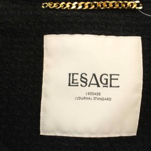 JOURNAL STANDARD L'ESSAGE GIOLICAツイードBIGジャケット F ブラック 220103700001