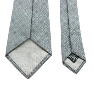 CHANEL ココマーク レギュラータイ ネクタイ 総柄 シルク 絹 グレー /AN2 OH