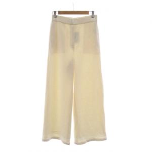 24AW DAHLIA JERSEY BREDA ダリアジャージーブレダ ワイドパンツ 38 白 ホワイト