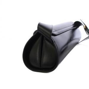 JIL SANDER CANNOLO スモール ショルダーバッグ レザー ブラック