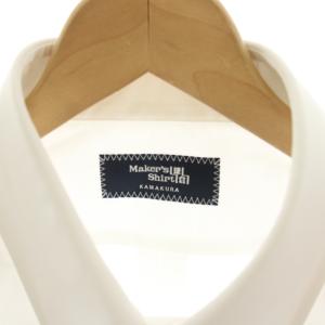 MAKER'S SHIRT 鎌倉 ワイシャツ ドレスシャツ ボタンダウンシャツ 長袖 白 ホワイト /HN