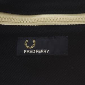 FRED PERRY ショルダーバッグ ロゴ キャンバス 黒 ブラック /AN18