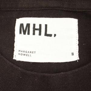 MARGARET HOWELL 21SS Tシャツ 2 茶色 ブラウン 無地 クルーネック 半袖 /DU