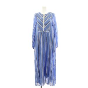 COTTON VOILE STRIPE DRESS ワンピース