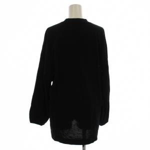 Mame Kurogouchi 22PS Classic Cotton Long Sleeve Top Tシャツ カットソー 1 黒 ブラック