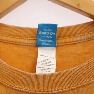 GOOD ON GOODON Tシャツ L オレンジ 無地 ラウンドネック 半袖 /JP