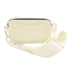 MARC JACOBS THE DTM SNAPSHOT ショルダーバッグ カメラバッグ レザー 白 ホワイト /TK