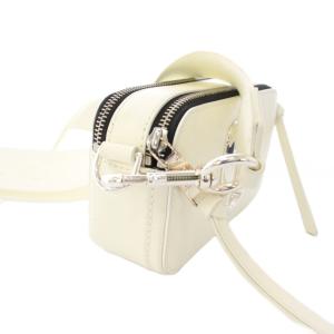 MARC JACOBS THE DTM SNAPSHOT ショルダーバッグ カメラバッグ レザー 白 ホワイト /TK