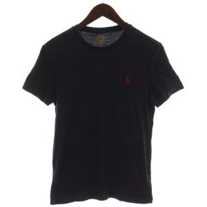 CUSTOM FIT Tシャツ XS 165/88A 紺 半袖 ワンポイント /GG