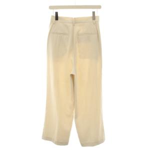 Plage 24SS ジョーゼットタック Georgette Tuck パンツ スラックス ジップフライ 38 キナリ
