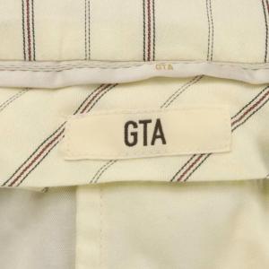 GTA パンツ スラックス 46 グレー センタープレス タック ロールアップ裾 /AU
